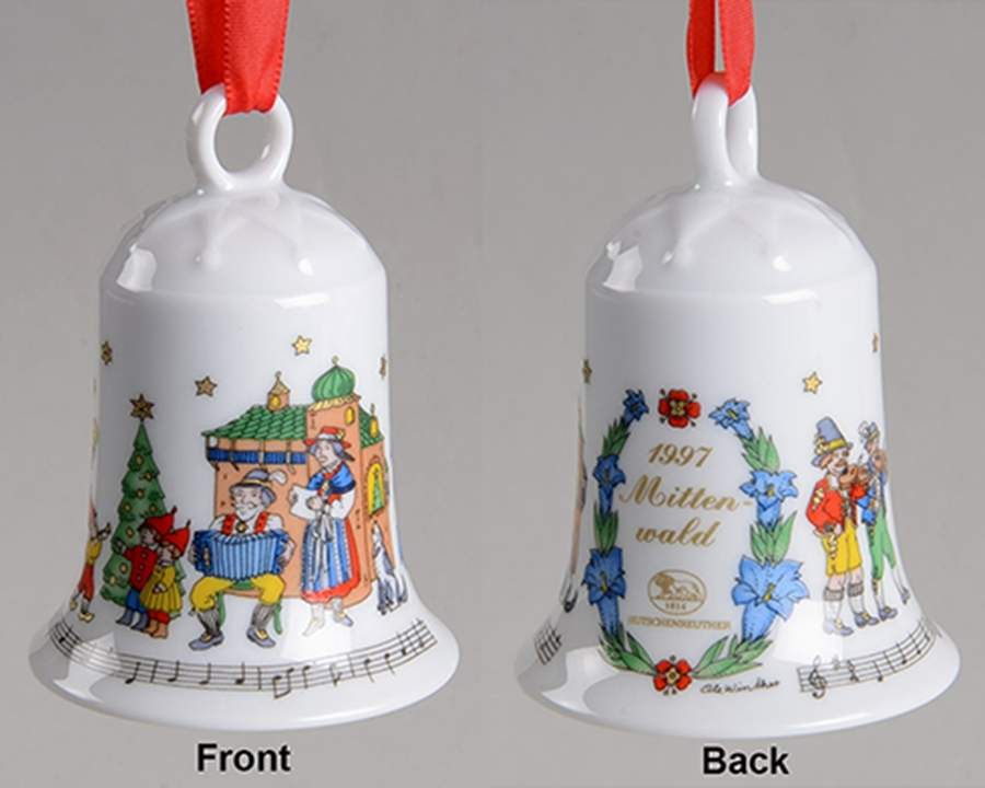 Annual China Christmas Bell Mittenwald - No Box by Hutschenreuther-1
