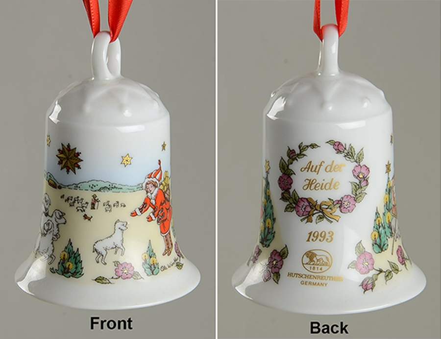 Annual China Christmas Bell In The Heath - No Box by Hutschenreuther-1