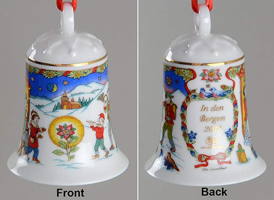 Annual China Christmas Bell In The Mountains - Boxed by Hutschenreuther-1