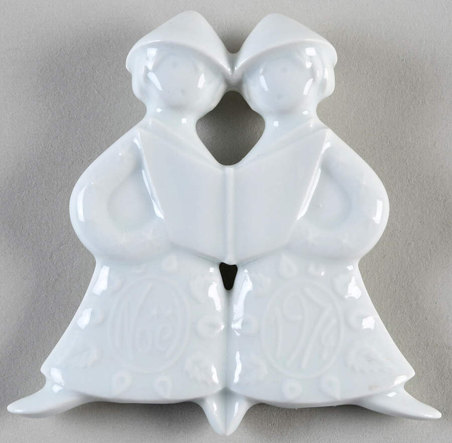 Christmas Ornament-Haviland Caroling Angels - No Box by Haviland-1