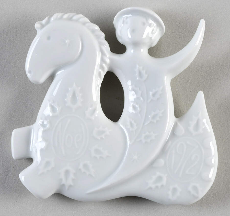 Christmas Ornament-Haviland Prancing Horse - No Box by Haviland-1