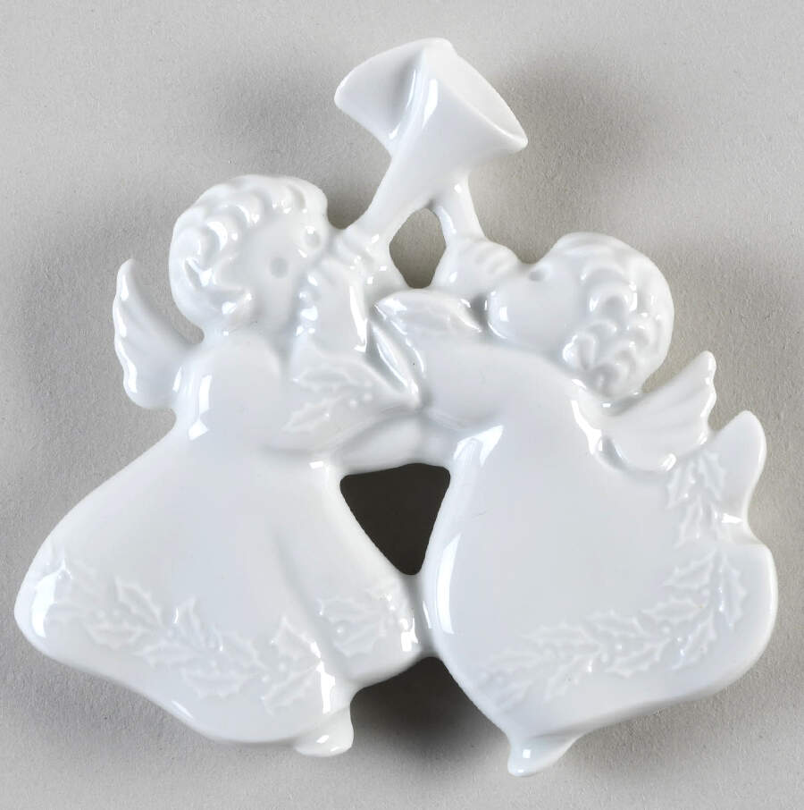 Christmas Ornament-Haviland Trumpeting Angels - Boxed by Haviland-1