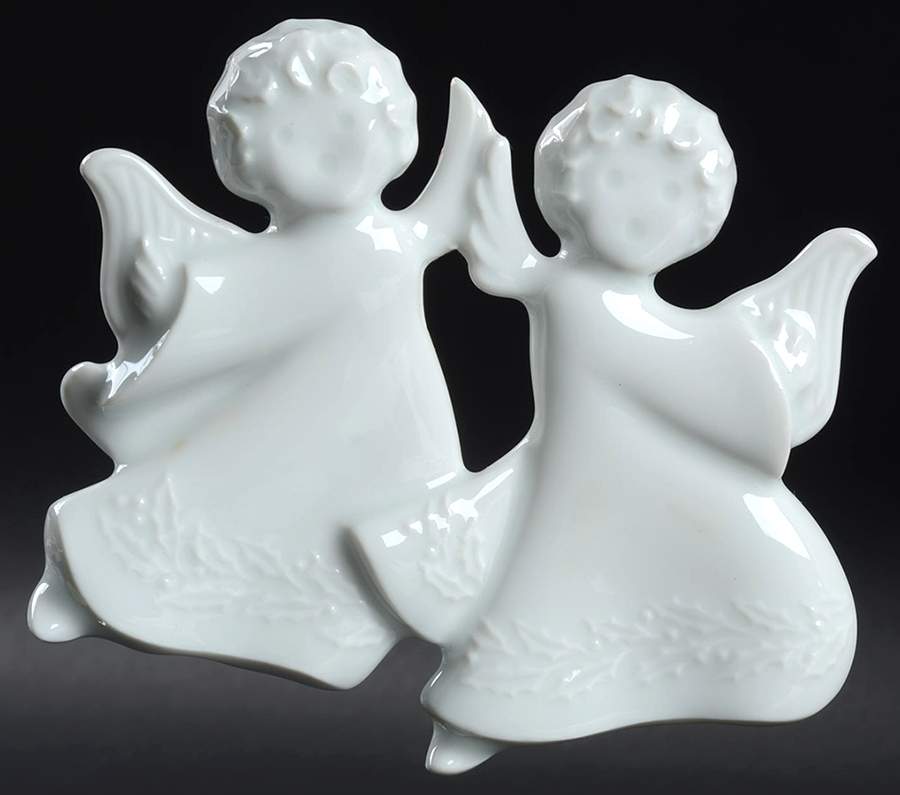 Christmas Ornament-Haviland Angels With Harp - No Box by Haviland-1