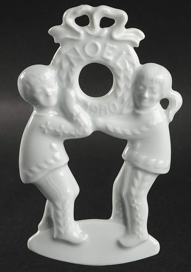 Christmas Ornament-Haviland Children With Wreath - Boxed by Haviland-1