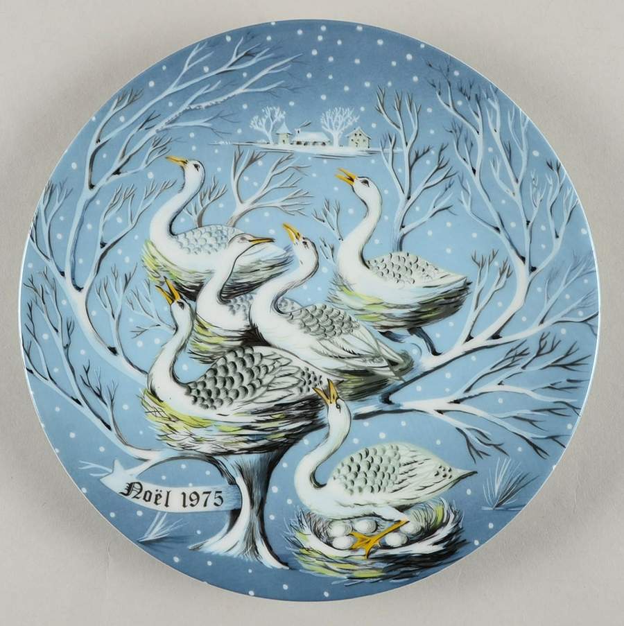 Twelve Days of Christmas-Haviland Six Geese A' Laying - Boxed by Haviland-1