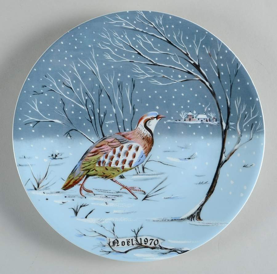 Twelve Days of Christmas-Haviland Partridge In A Pear Tree - No Box by Haviland-1