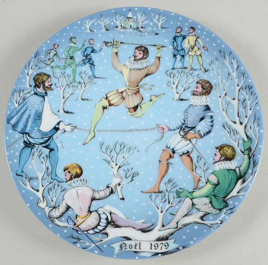 Twelve Days of Christmas-Haviland Ten Lords A' Leaping - No Box by Haviland-1