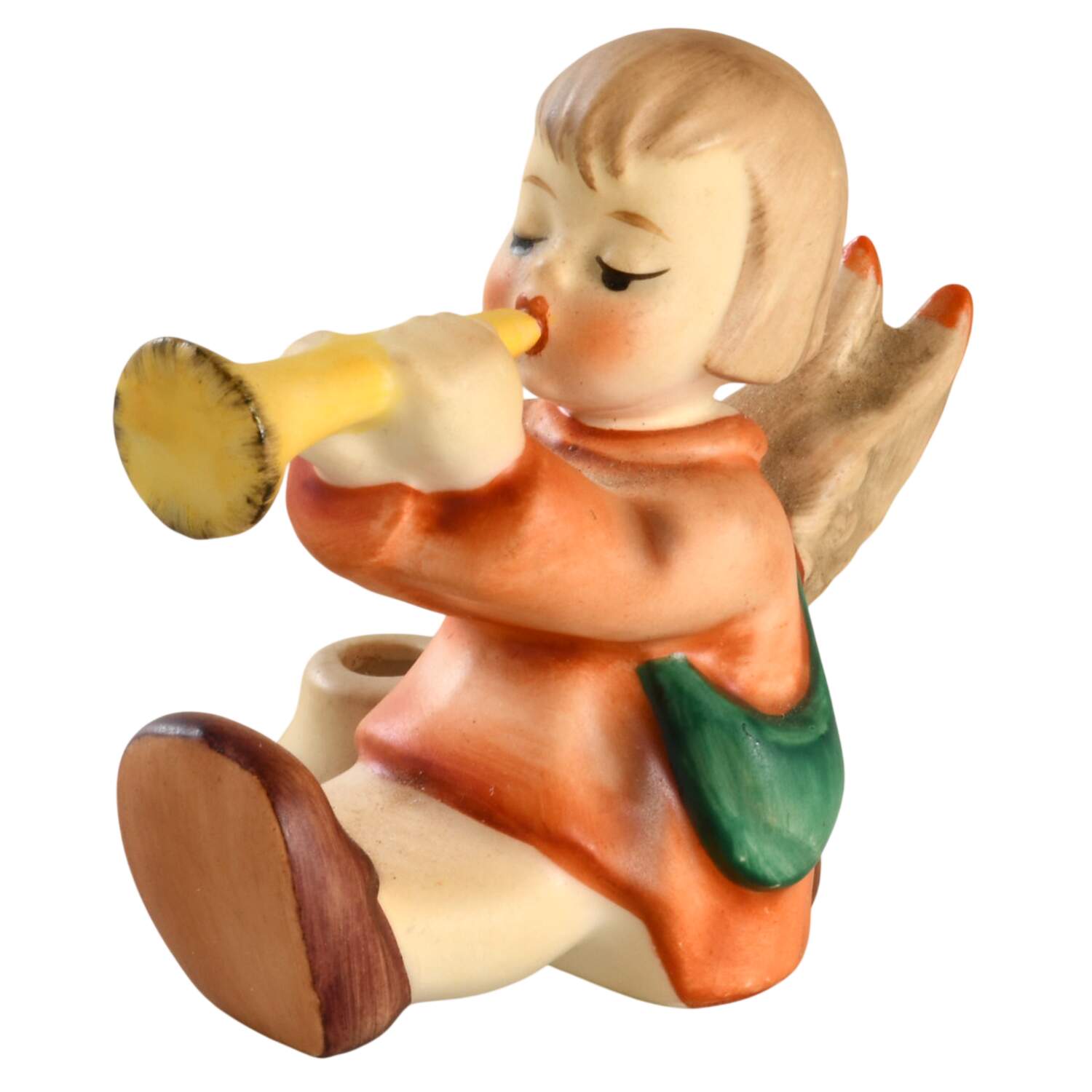 Joyous News-Angel with Trumpet Tm5-Joyous News Angel Candleholder - Boxed by M.I. Hummel-1
