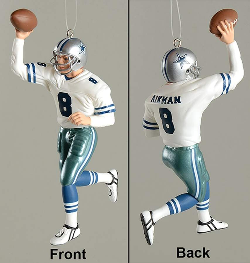Football Legends Troy Aikman-Dallas Cowboys - Boxed by Hallmark Gold Crown-1