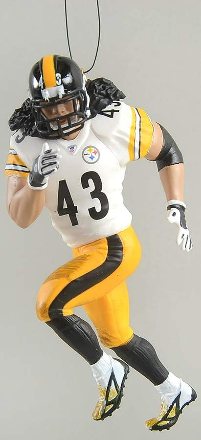 Football Legends 2011-Troy Polamalu-Super Bowl Xlv - Boxed by Hallmark Gold Crown-1