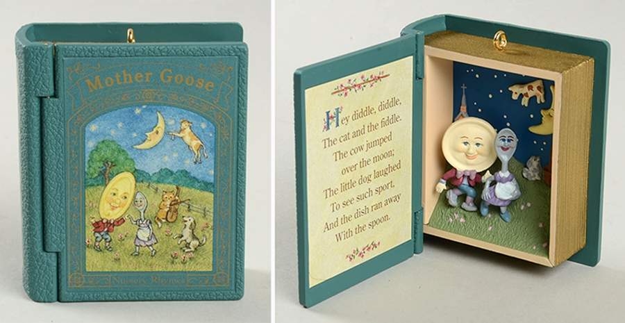 Mother Goose 1994-#2-Hey Diddle Diddle - Boxed by Hallmark Gold Crown-1