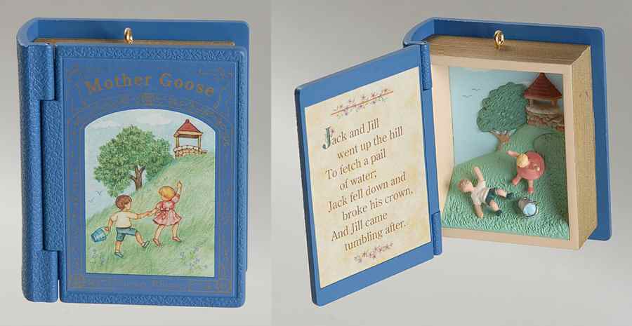 Mother Goose 1995-#3-Jack And Jill - Boxed by Hallmark Gold Crown-1