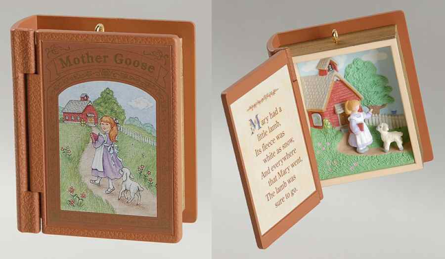 Mother Goose 1996-#4-Mary Had A Little Lamb - Boxed by Hallmark Gold Crown-1