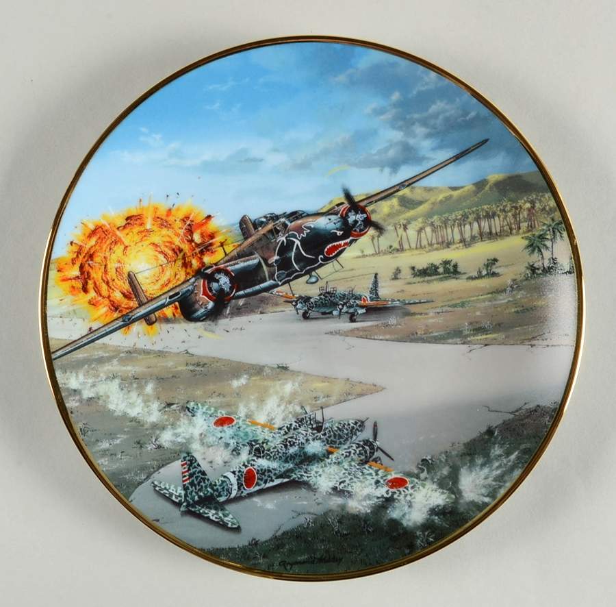 Great Fighter Planes of World War II Bats Out Of Hell - No Box by Hamilton Collection-1