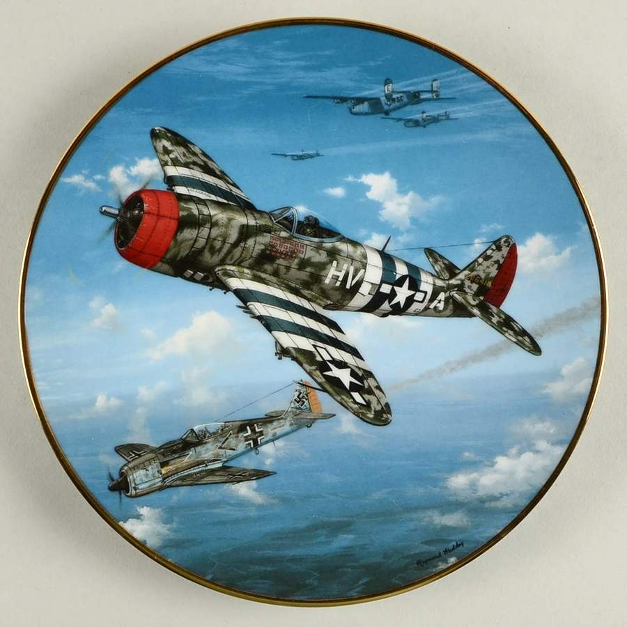Great Fighter Planes of World War II P-47 Thunderbolt - No Box by Hamilton Collection-1