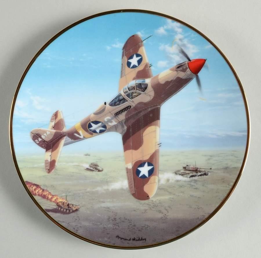 Great Fighter Planes of World War II P-39m Airacobra - No Box by Hamilton Collection-1