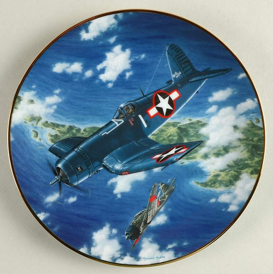 Great Fighter Planes of World War II Big Hog - No Box by Hamilton Collection-1