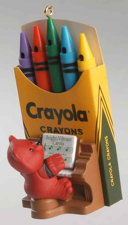 Crayola Crayons 1991-Bright Vibrant Carols - Boxed by Hallmark Gold Crown-1