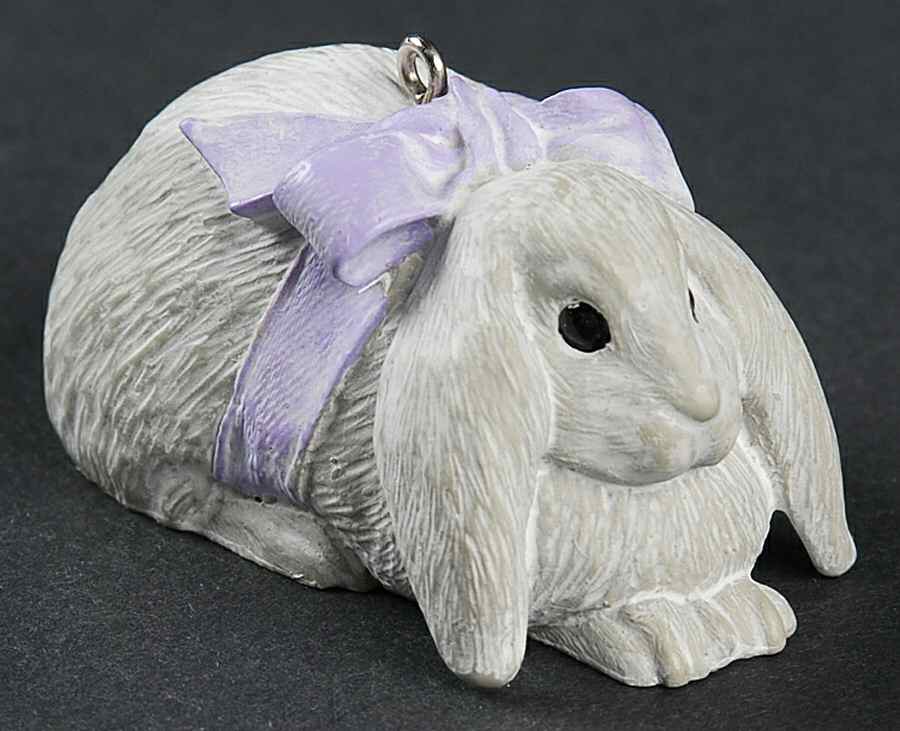 1993 Hallmark Easter Ornament Lop-Eared Bunny - No Box by Hallmark Gold Crown-1