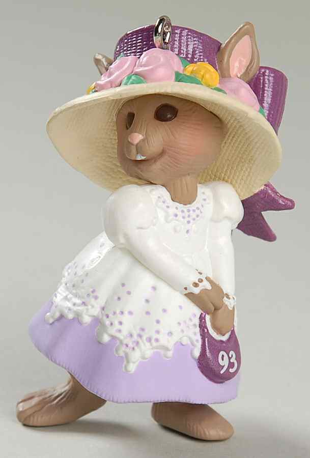 1993 Hallmark Easter Ornament Springtime Bonnets - No Box by Hallmark Gold Crown-1