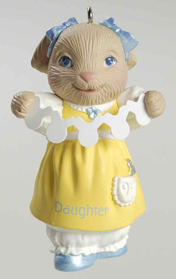 1994 Hallmark Easter Ornaments Daughter - With Box by Hallmark Gold Crown-1