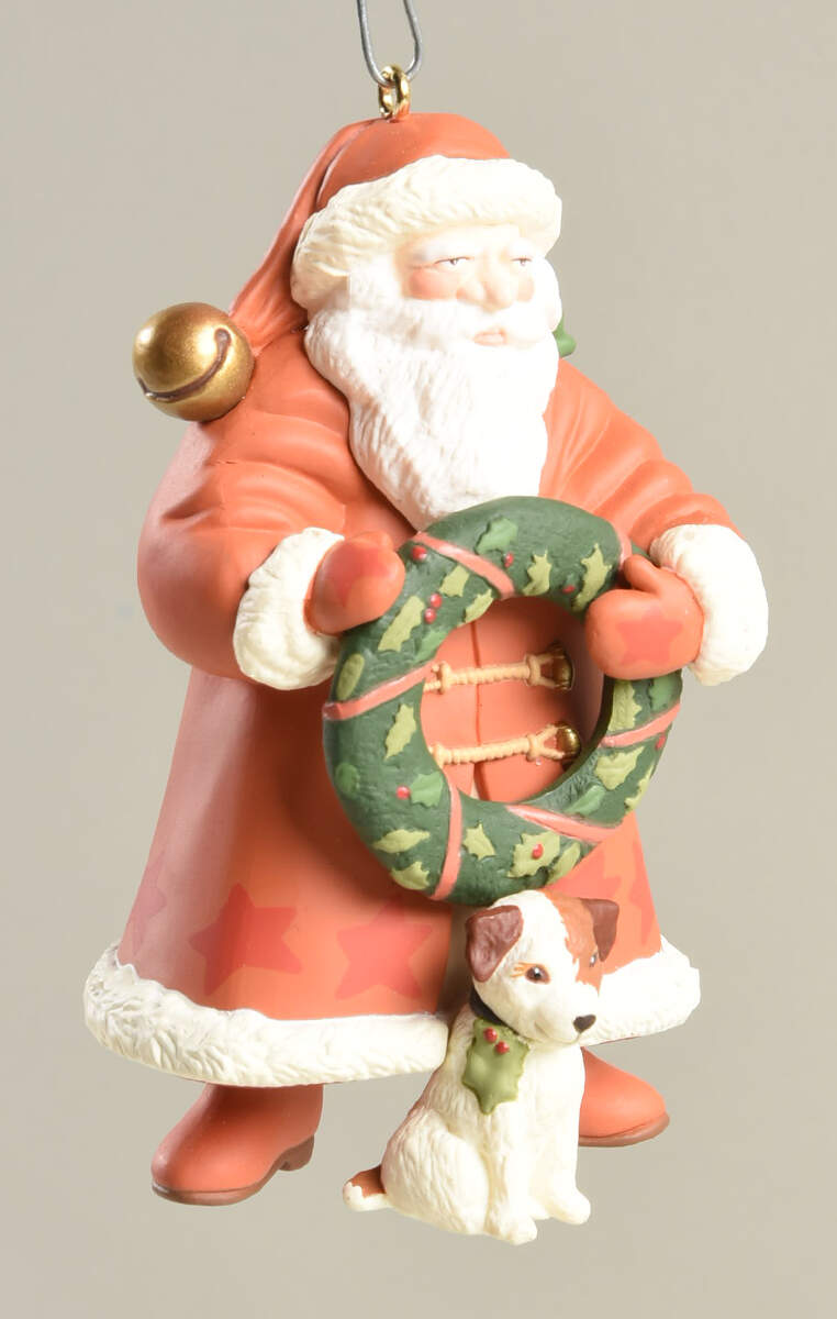 1997 Hallmark Christmas Ornaments Santa's Friend - No Box by Hallmark Gold Crown-1