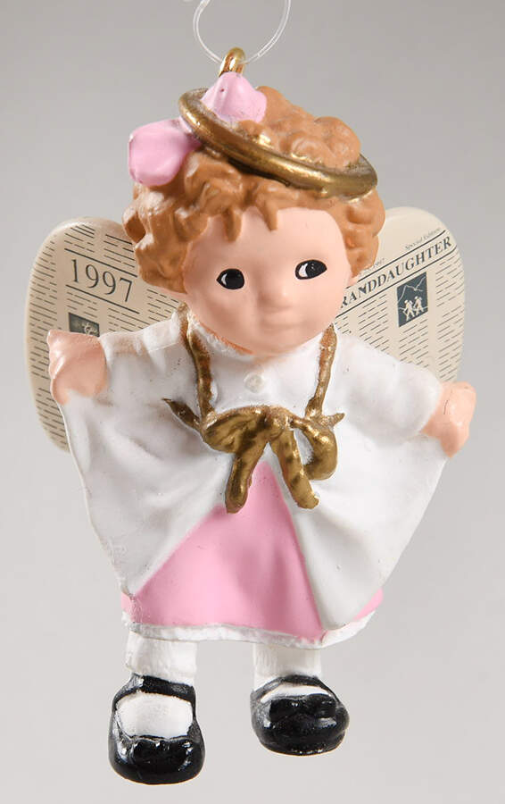 1997 Hallmark Christmas Ornaments Granddaughter - Boxed by Hallmark Gold Crown-1
