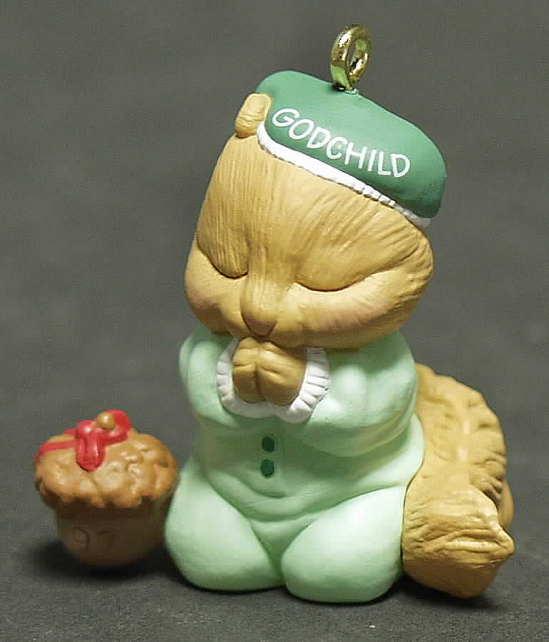 1997 Hallmark Christmas Ornaments Godchild - No Box by Hallmark Gold Crown-1
