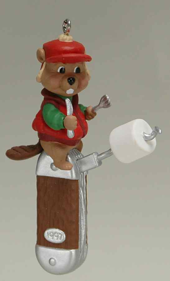 1997 Hallmark Christmas Ornaments Clever Camper - No Box by Hallmark Gold Crown-1