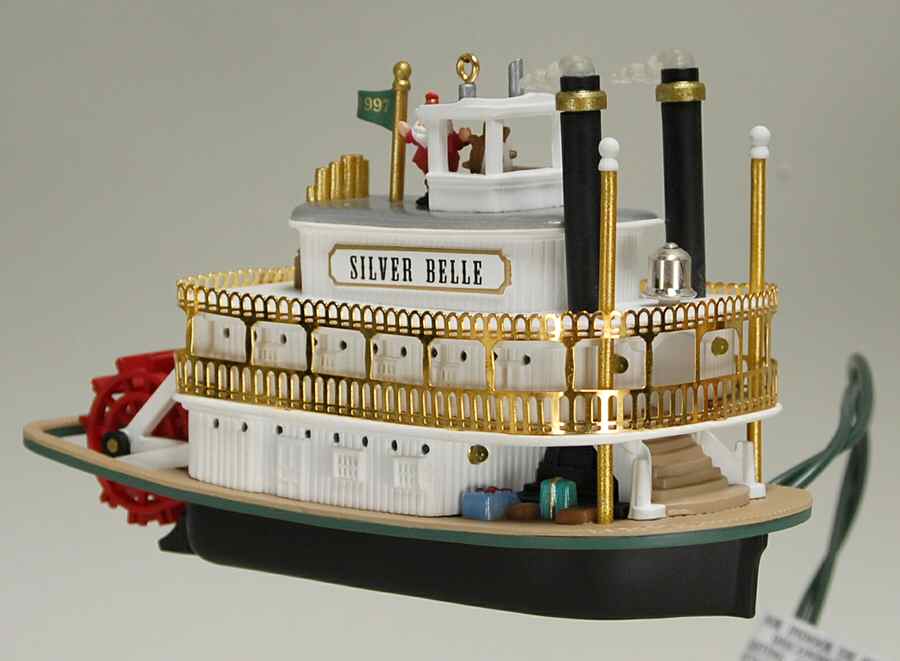 1997 Hallmark Christmas Ornaments Santa's Showboat - Boxed by Hallmark Gold Crown-1