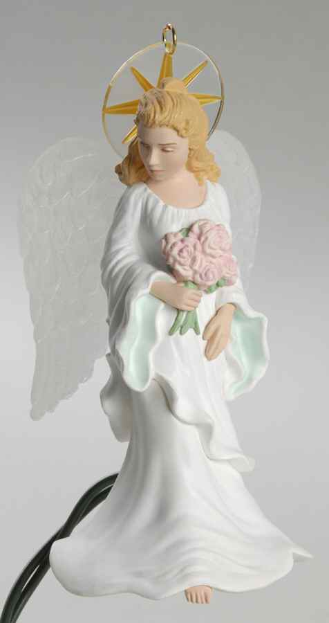 1997 Hallmark Christmas Ornaments Glowing Angel - Boxed by Hallmark Gold Crown-1