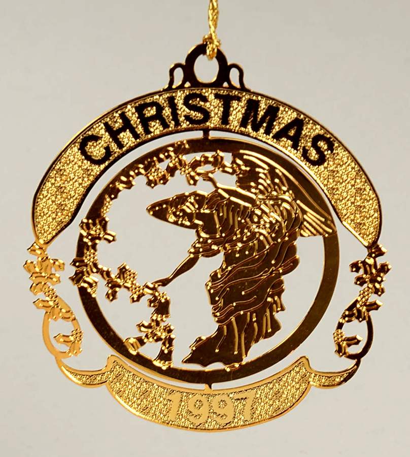 1997 Hallmark Christmas Ornaments Midnight Angel - No Box by Hallmark Gold Crown-1