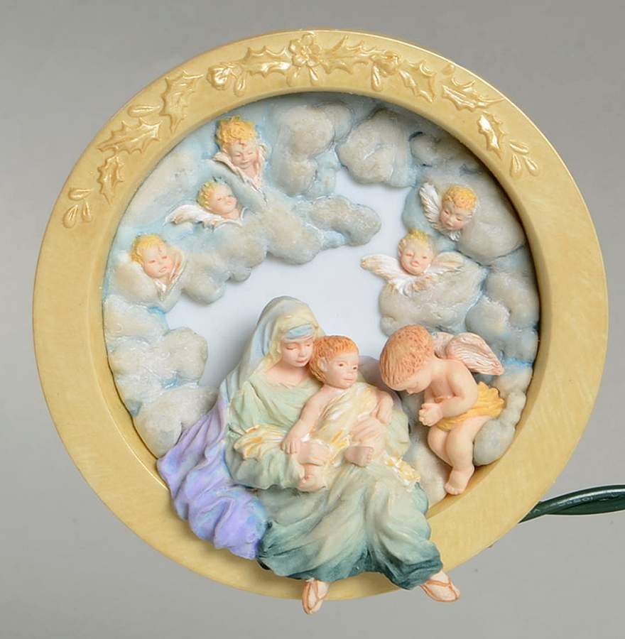 1997 Hallmark Christmas Ornaments Madonna & Child - Boxed by Hallmark Gold Crown-1