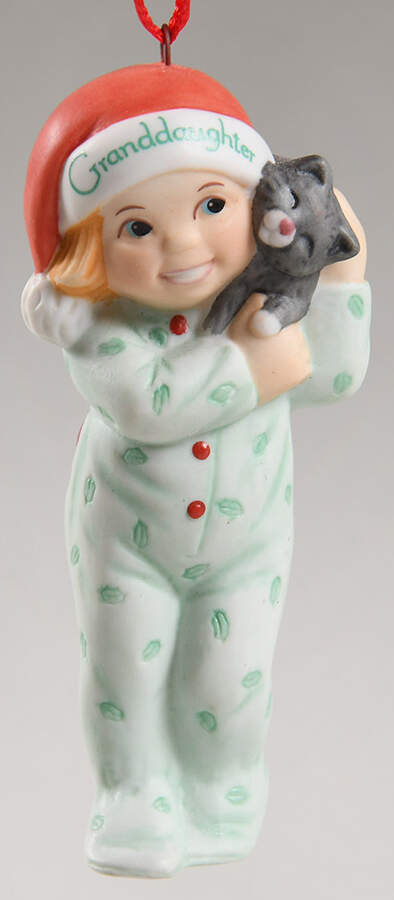 2000 Hallmark Christmas Ornaments Granddaughter - Boxed by Hallmark Gold Crown-1