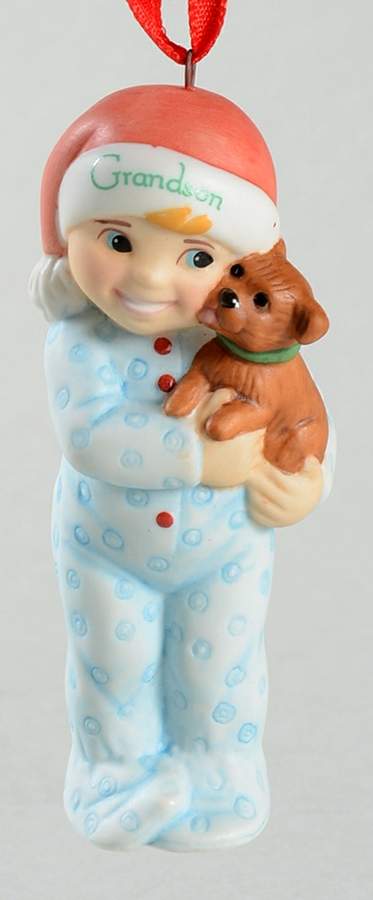 2000 Hallmark Christmas Ornaments Grandson - Boxed by Hallmark Gold Crown-1