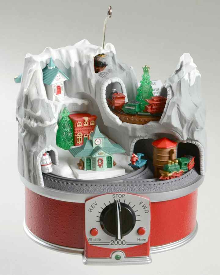 2000 Hallmark Christmas Ornaments Millennium Express - No Box by Hallmark Gold Crown-1