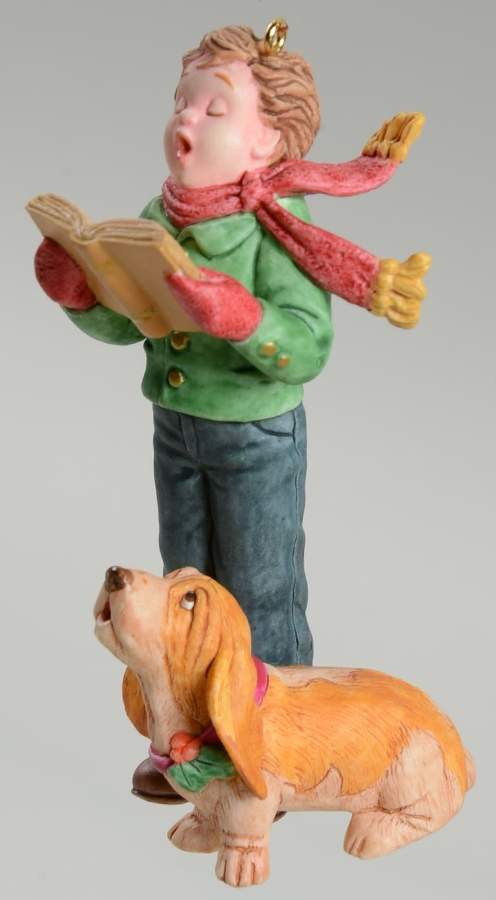 2000 Hallmark Christmas Ornaments Caroler's Best Friend - Boxed by Hallmark Gold Crown-1