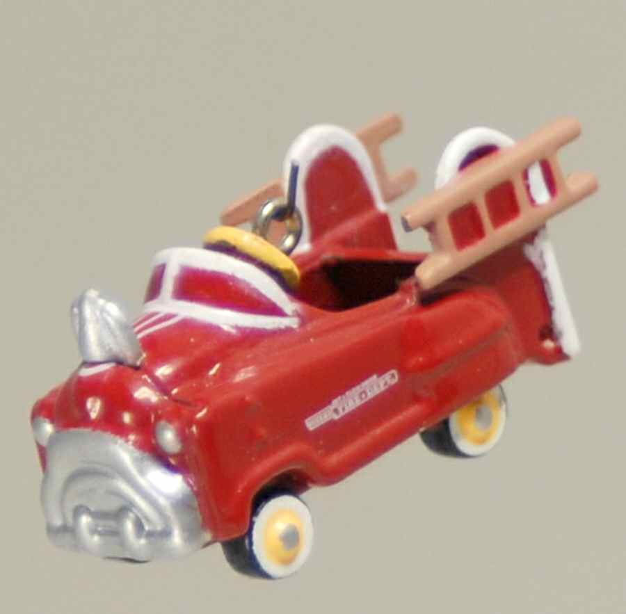 Kiddie Car Classic-Miniature Fire Truck - No Box by Hallmark Gold Crown-1