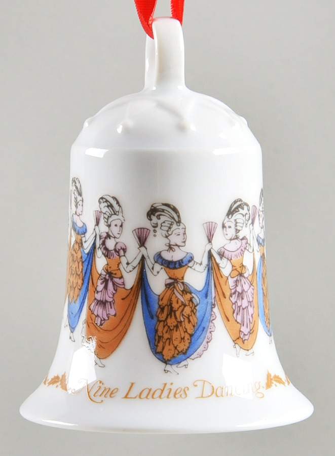Twelve Days of Christmas Nine Ladies Dancing - No Box by Hutschenreuther-1