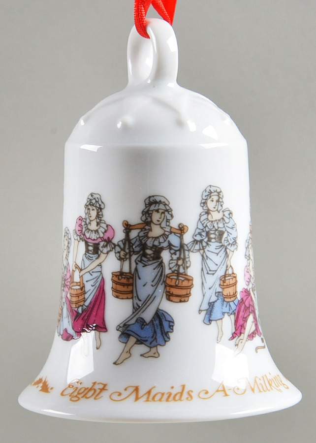Twelve Days of Christmas Eight Maids A Milking - Boxed by Hutschenreuther-1