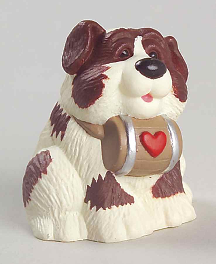 Merry Miniatures 1995 St Bernard - No Box by Hallmark Gold Crown-1