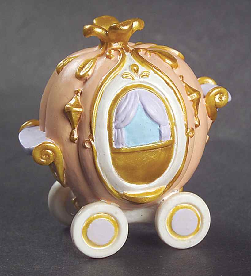 Merry Miniatures 1995 Pumpkin Coach - Boxed by Hallmark Gold Crown-1