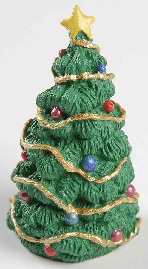 Merry Miniatures 1995 Xmas Tree - No Box by Hallmark Gold Crown-1