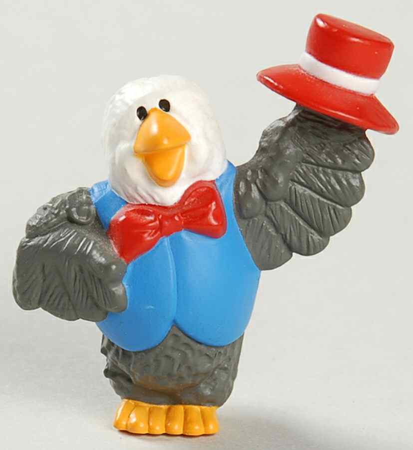 Merry Miniatures 1994 Eagle With Hat - No Box by Hallmark Gold Crown-1