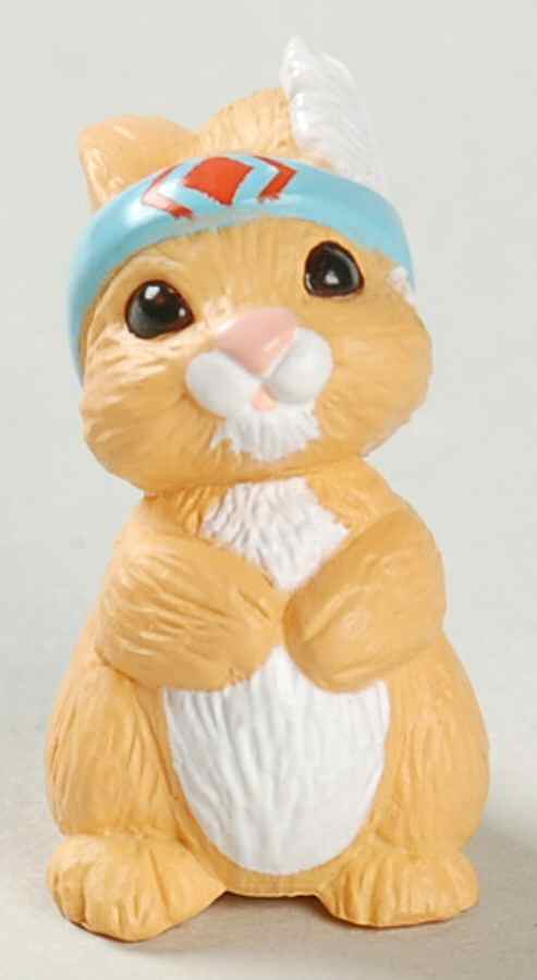 Merry Miniatures 1994 Indian Bunny - Boxed by Hallmark Gold Crown-1