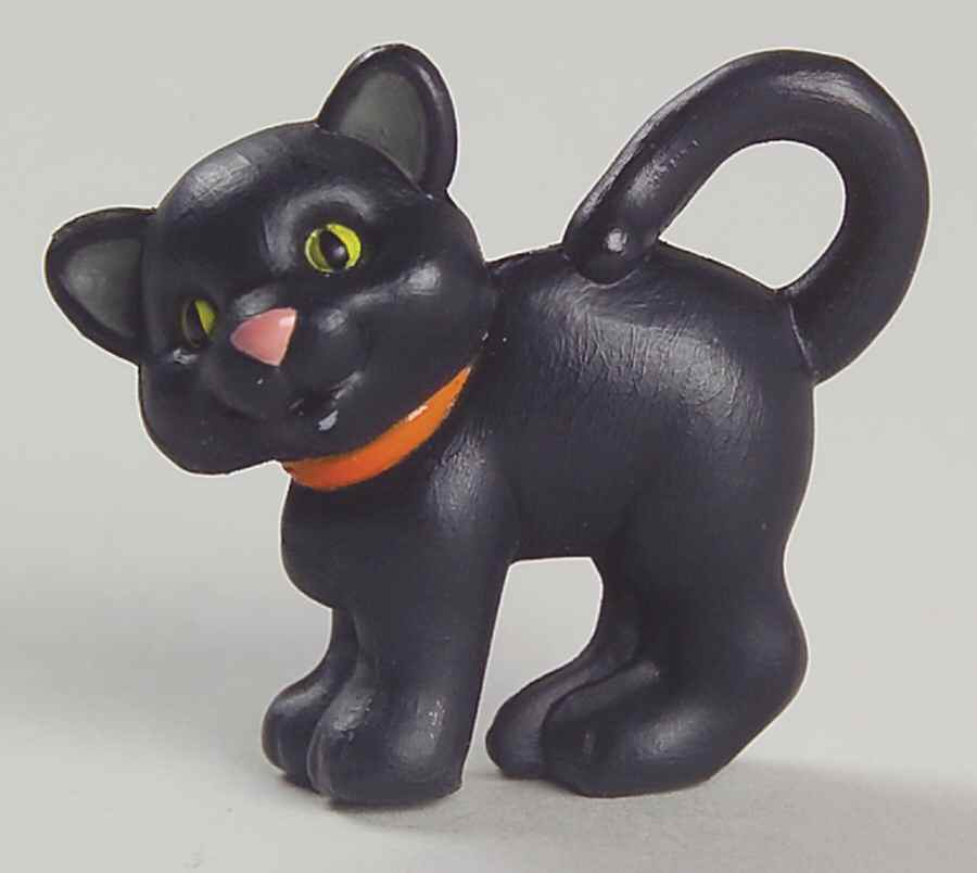 Merry Miniatures 1994 Black Kitten - Boxed by Hallmark Gold Crown-1