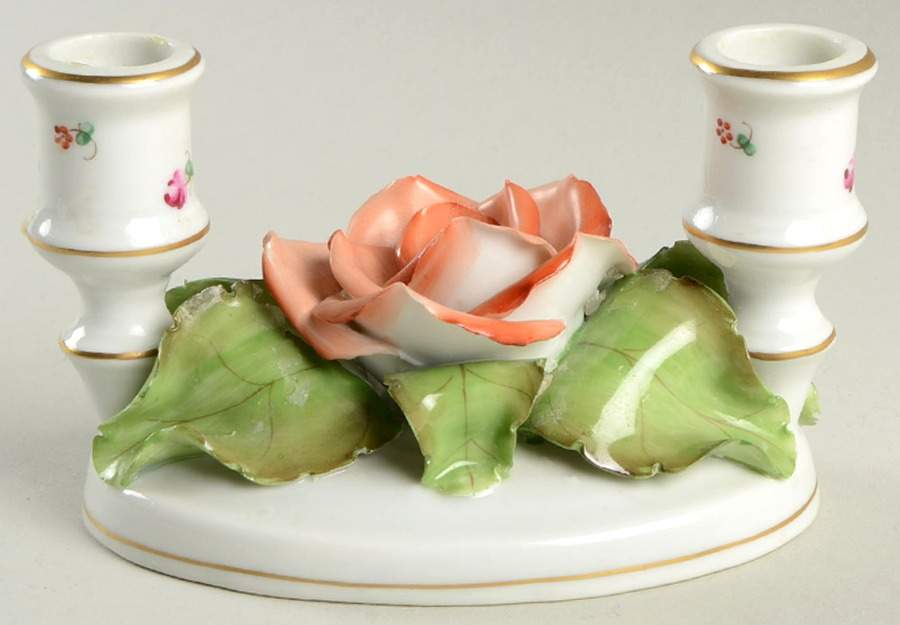 Giftware Double Light Figural Candleholder by Herend-1