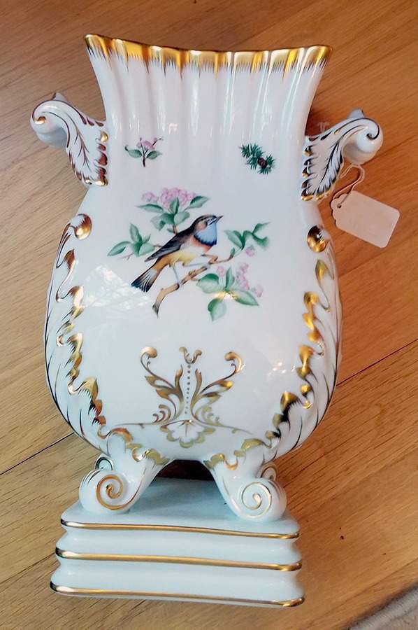 Giftware 10" Footed Vase by Herend-1