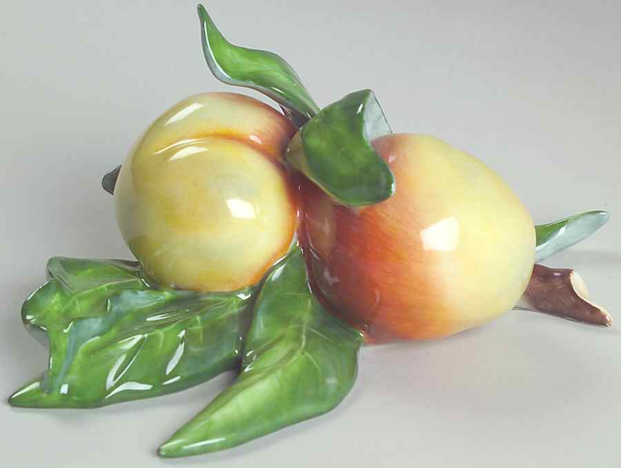 Fruits & Vegetables Apricots On A Twig-Natural - No Box by Herend-1