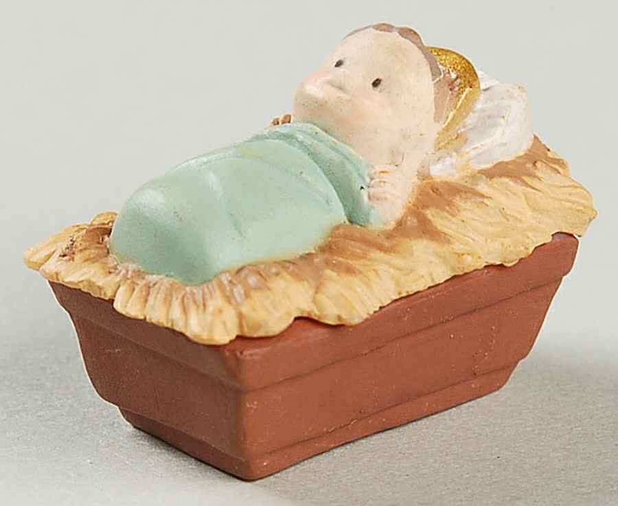 Merry Miniatures 1988 Baby Jesus - No Box by Hallmark Gold Crown-1